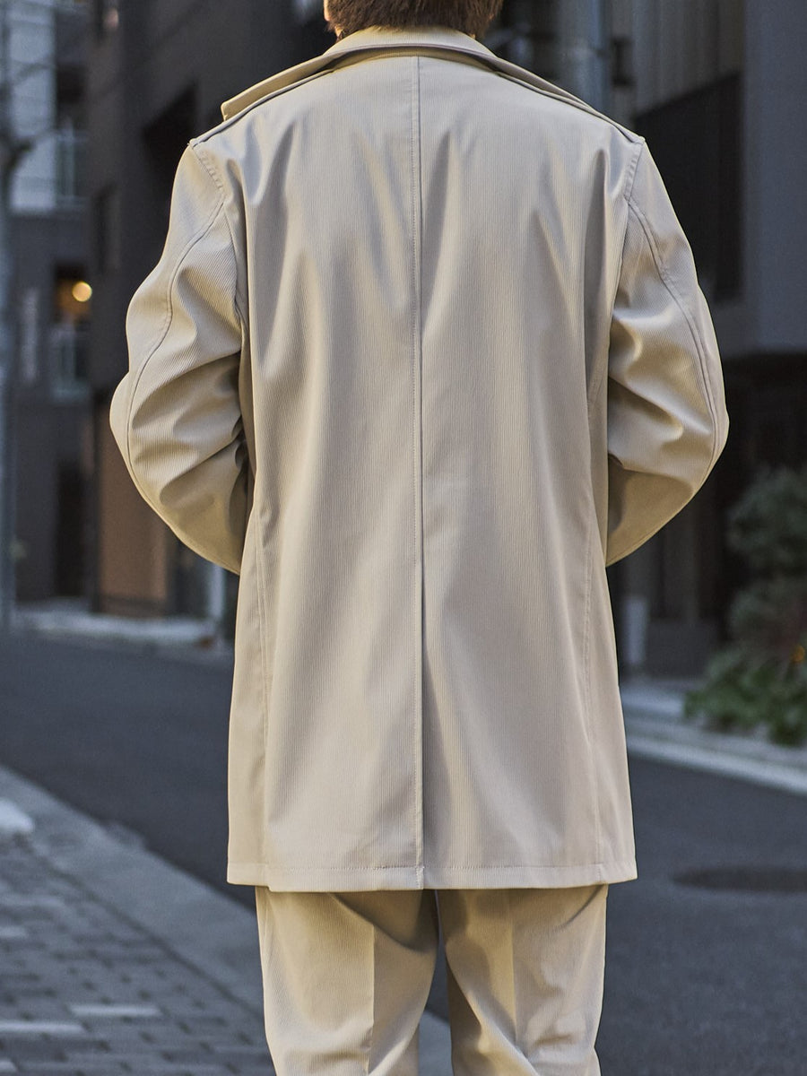コンジュペイエ ハーフコート conges payes ADIEU TRISTESSE コート アウター ノーカラー