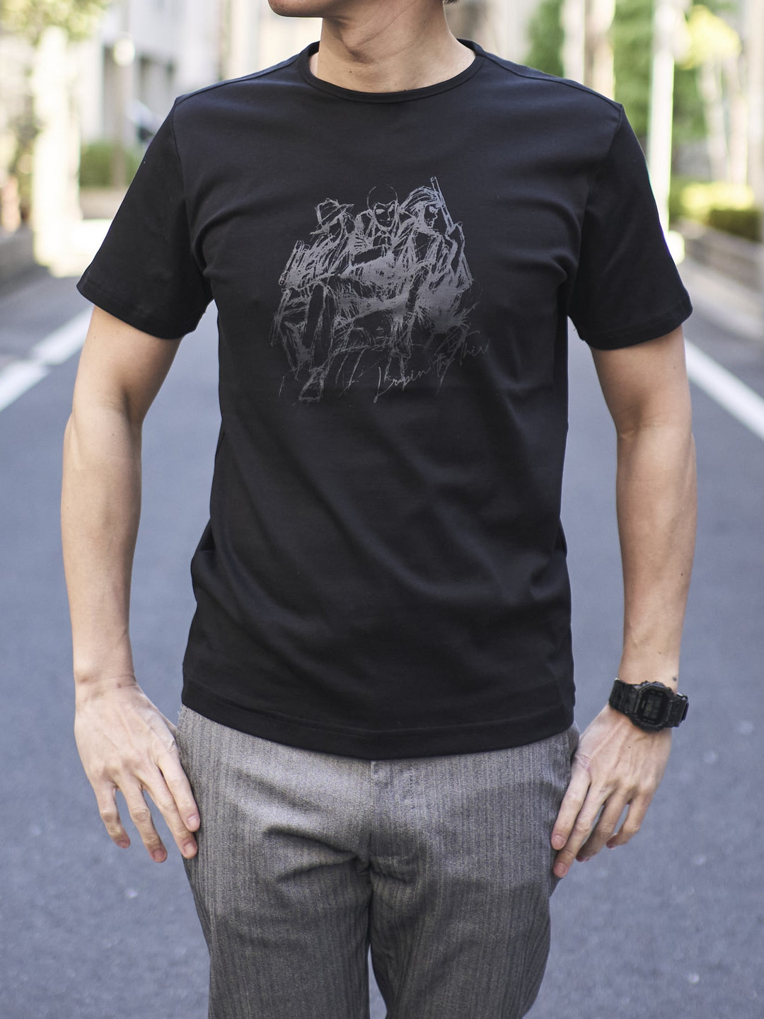 DAFT PUNK 松本零士 GEEKS RULE Tシャツ03