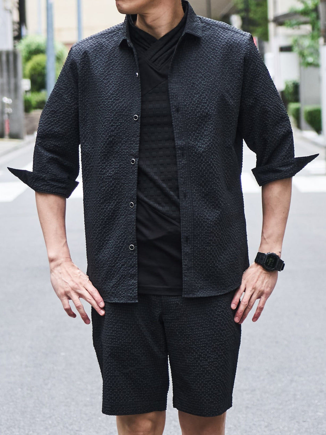 極美品・最高級✨ガルニエ　スリーピース チェック　ダブルジャケット×ダブルベスト Italian Dead Stock Fabric】Prime-Over Canadian Jacket