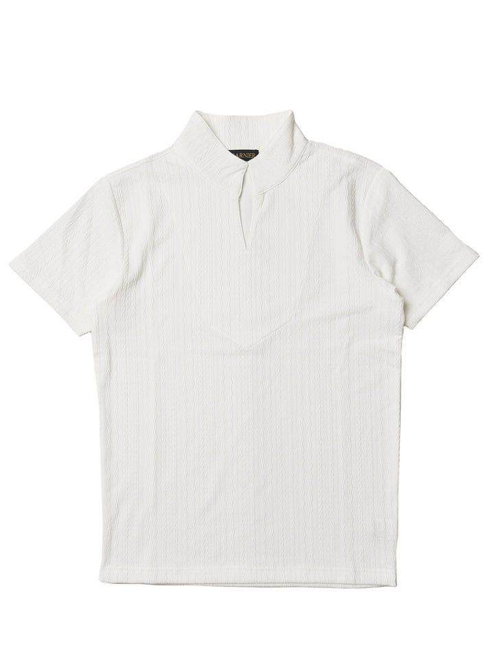 【新品未使用】ガルニエ　スリットハイネックカットソー NEW】スリットハイネックTシャツ – GARNIER（ガルニエ）公式