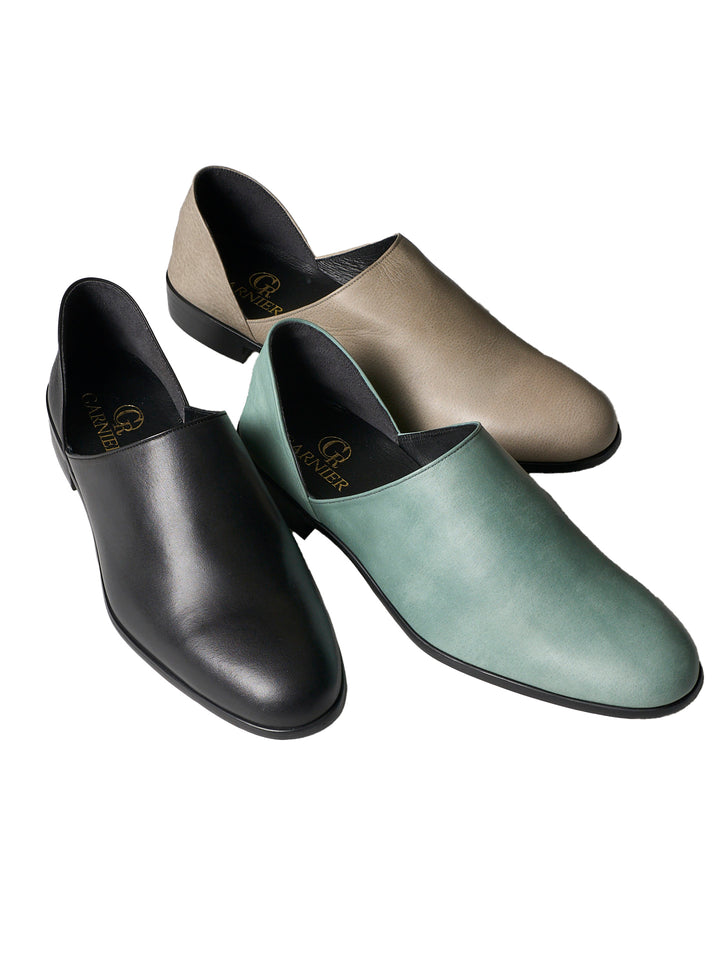 Vアンクルレザースリップオン – GARNIER（ガルニエ）公式オンラインストア