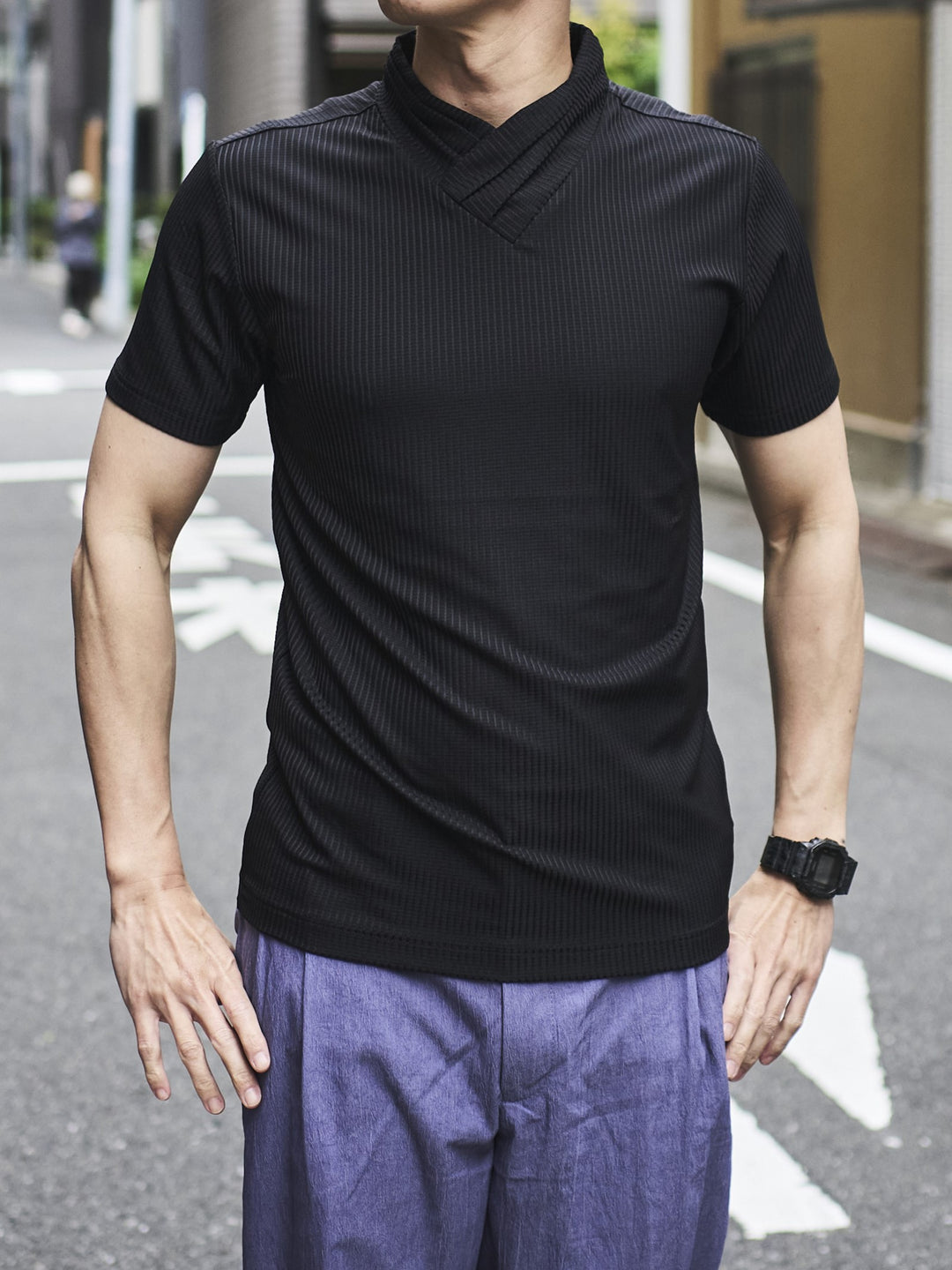 セール特別価格】ロードレープネックTシャツ – GARNIER（ガルニエ