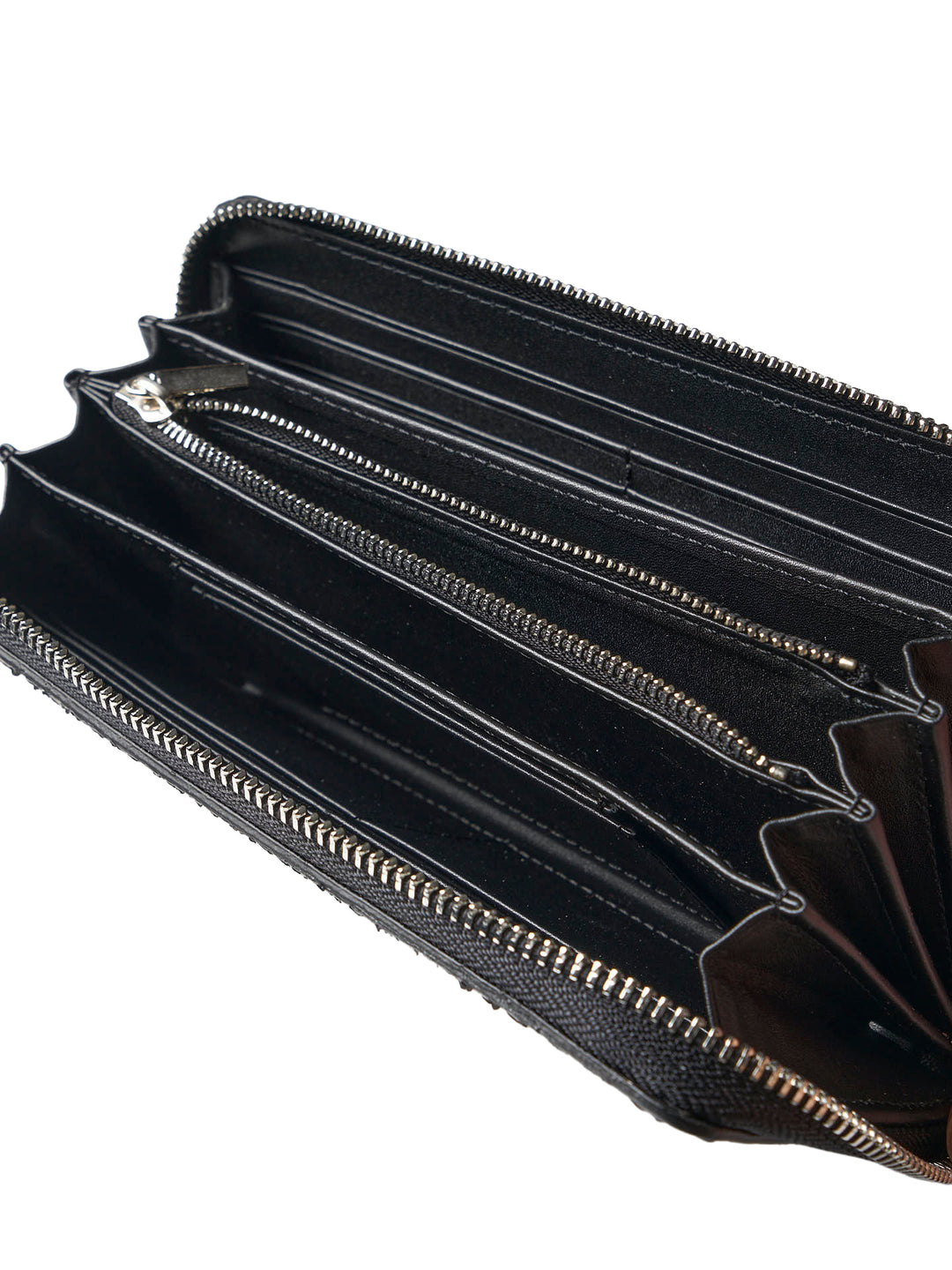 ブラック長財布 ジップアラウンド式 PRADA（プラダ） 長財布 ジップアラウンド財布 サフィアーノ