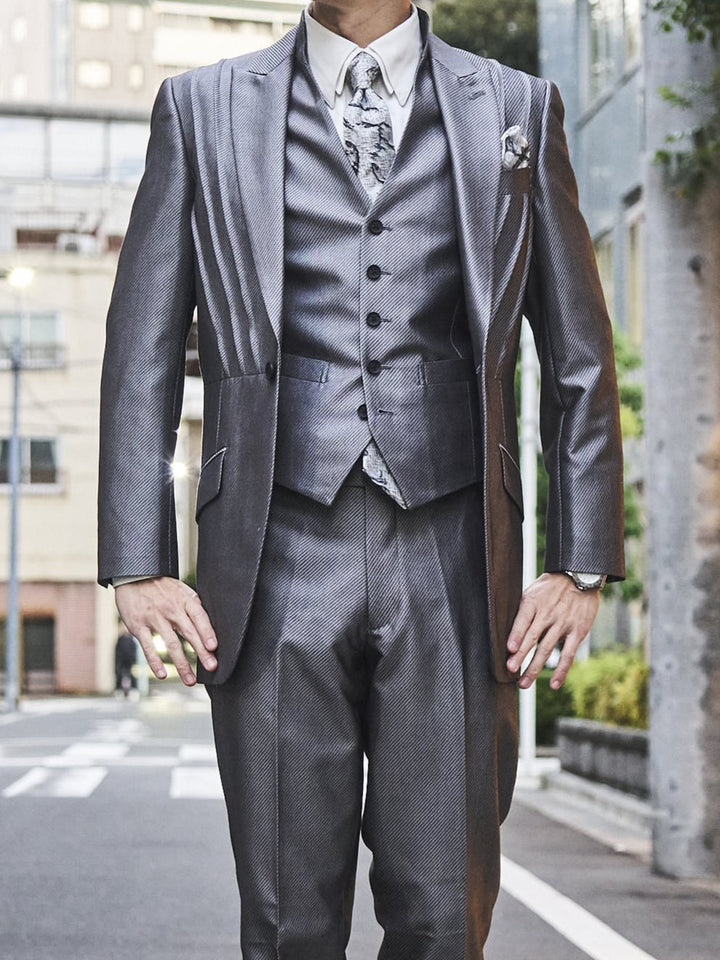 【未使用】ガルニエ　スリーピーススーツ【春夏】 NEW】2BSロングスリーピーススーツ – GARNIER（ガルニエ）公式